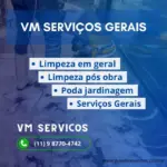 VM Limpeza pos obra e Serviços Gerais guia de anuncios