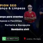 Scorpion Seg Segurança e Limpeza para eventos em Londrina