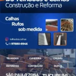 DS Calhas Rufos e Telhados no Tucuruvi