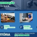 Vitória Refrigeração conserto de freezer, maquina de lavar, ar condicionado e Geladeira